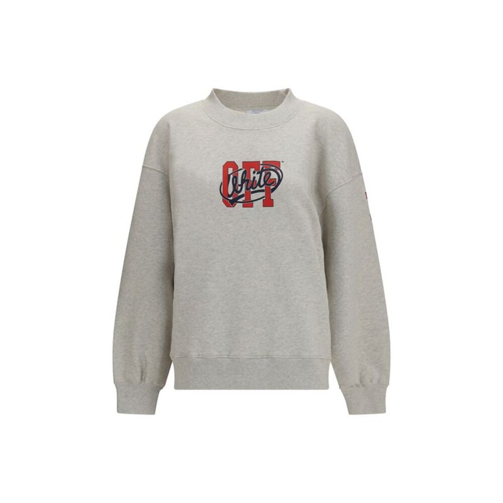 Off-White Women Off College Crewneck Sweatshirt